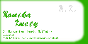 monika kmety business card